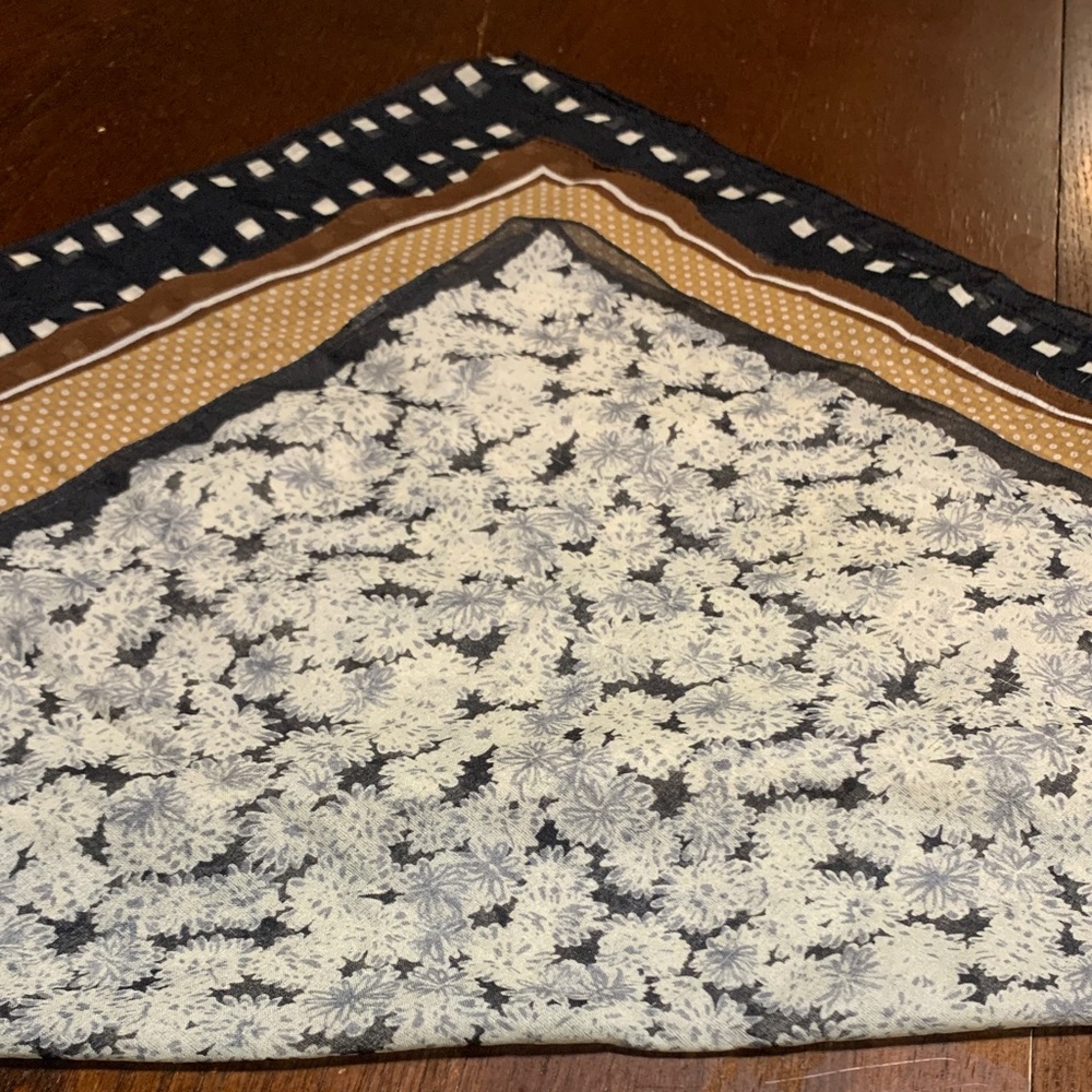 Set of three NY&CO Patterned Scarfs